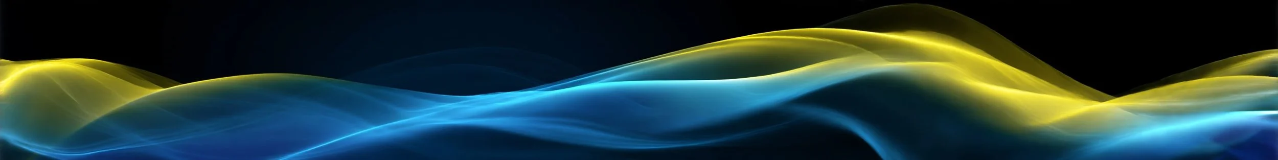 Clean abstract plasma arc wave illustration in blue and yellow showing the energy and motion typical of CNC plasma cutting systems.