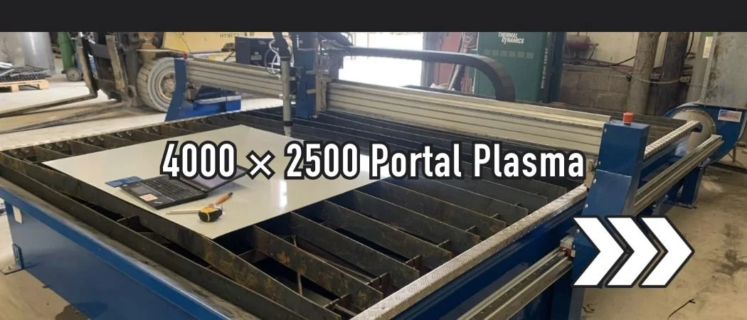 4000 × 2500 Portal Plasma Cutter System